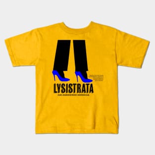 Lysistrata In Heels (Varient) Kids T-Shirt